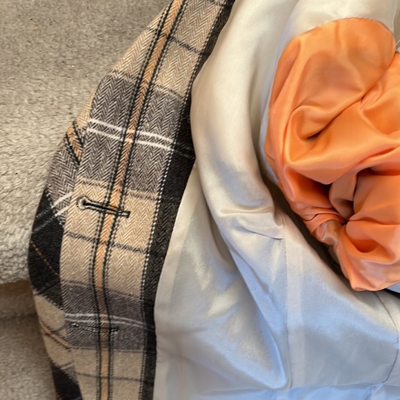 Well tailored Rene Lézard plaid blazer EUC - Picture 12 of 15